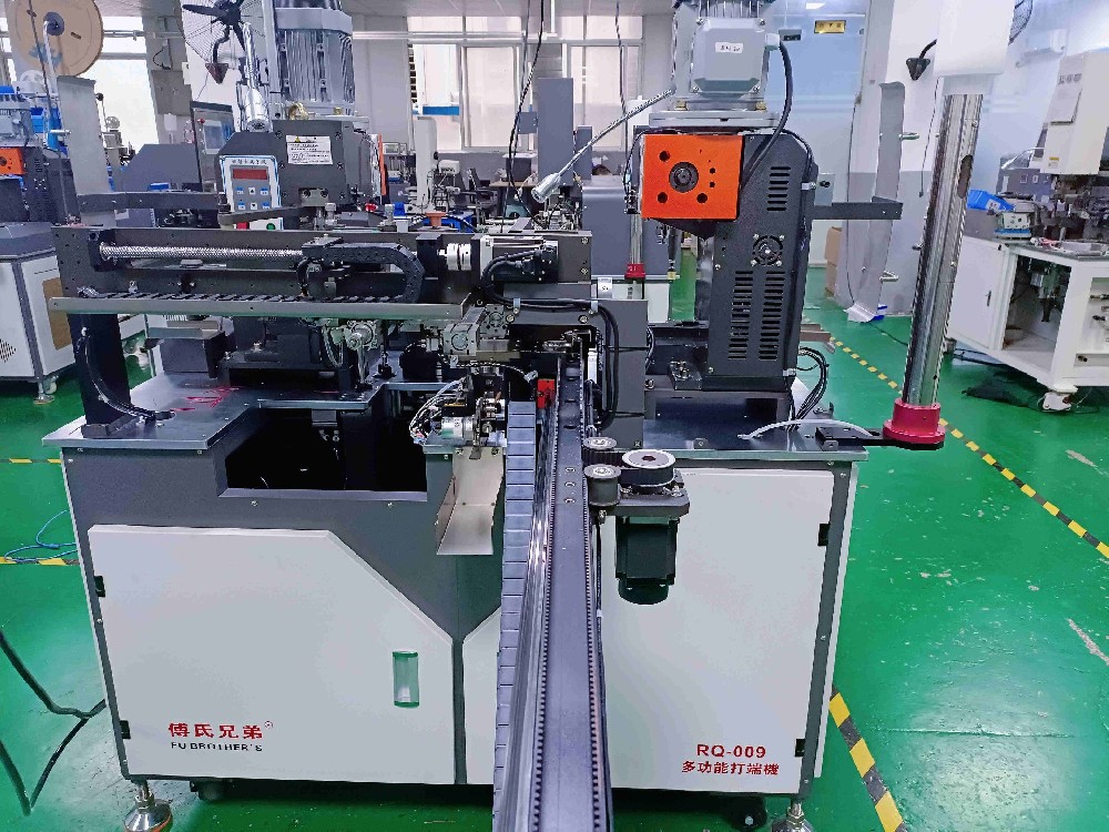 全自動并線打端子機，排線打端機，護套線靜音端子機